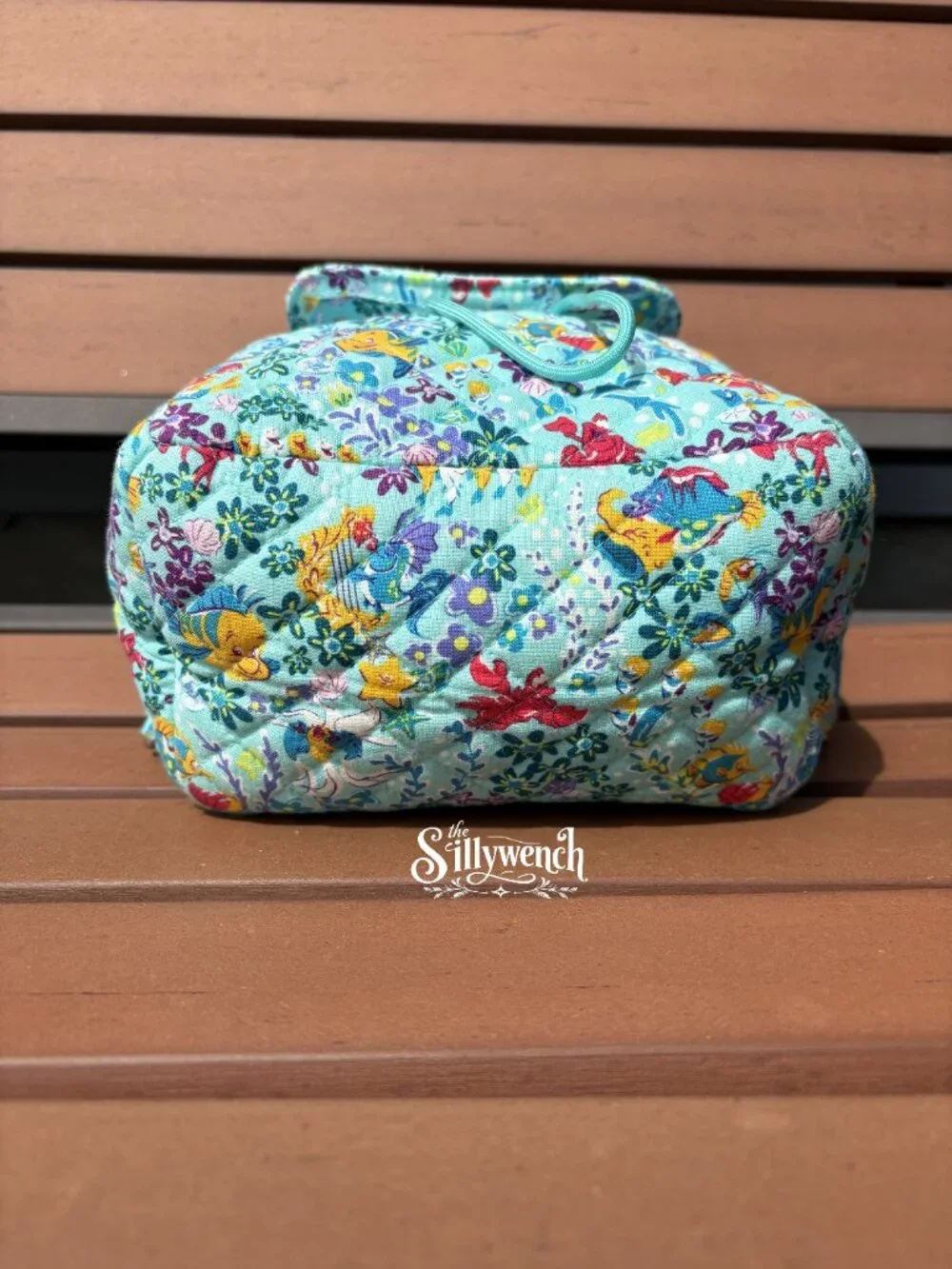 Vera Bradley Little Mermaid Small Backpack in Recycled Cotton